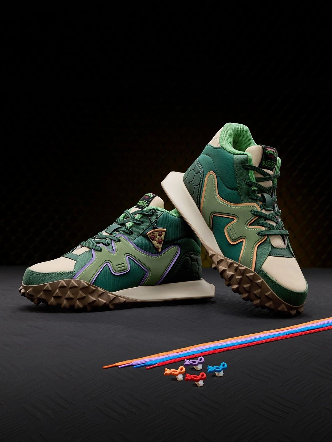 The Souled Store Men Mutant Ninja Turtles Textured Sneakers-image-16