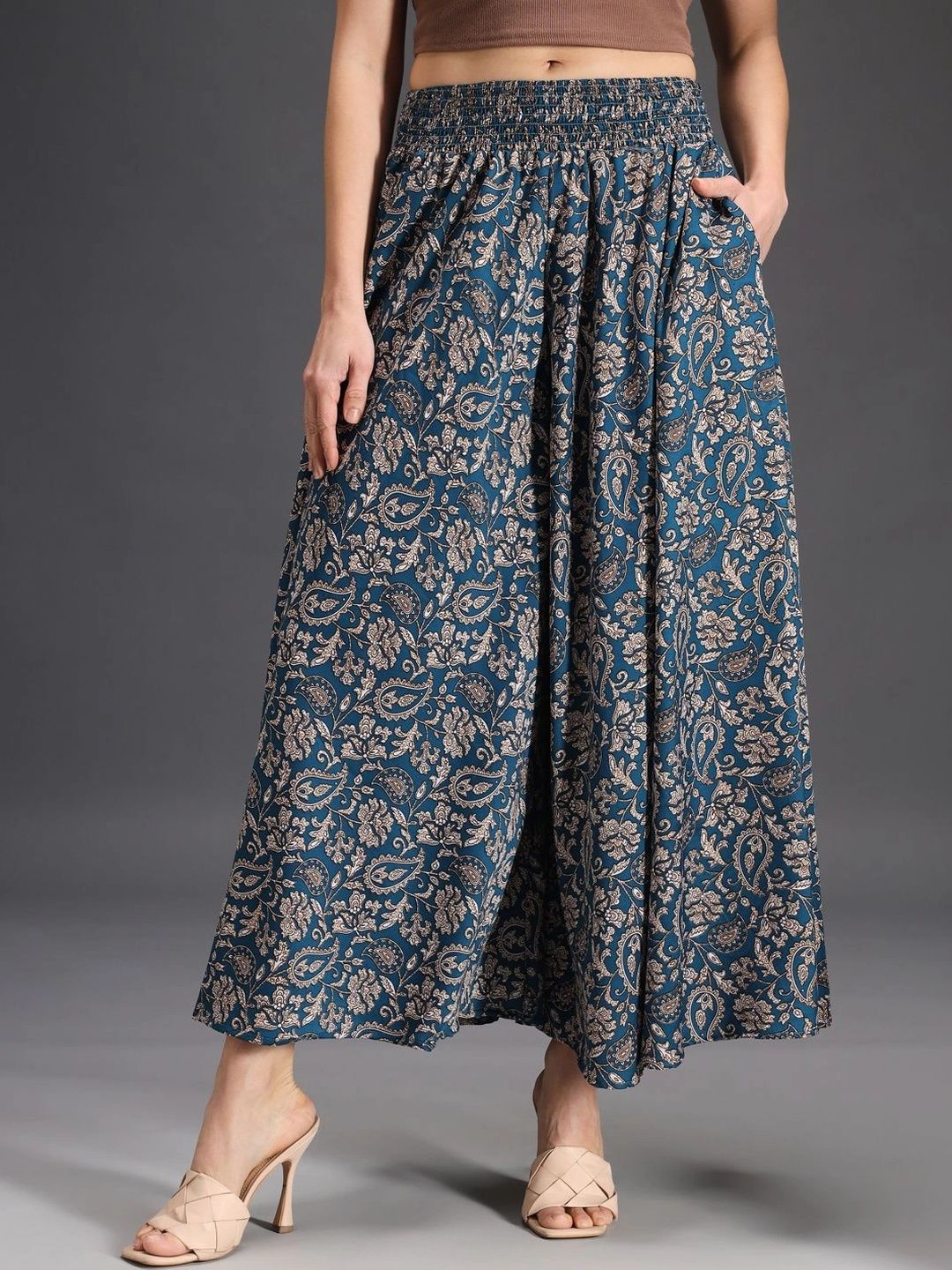 emeros Women Ethnic Motifs Printed Ethnic Palazzos-picture-6