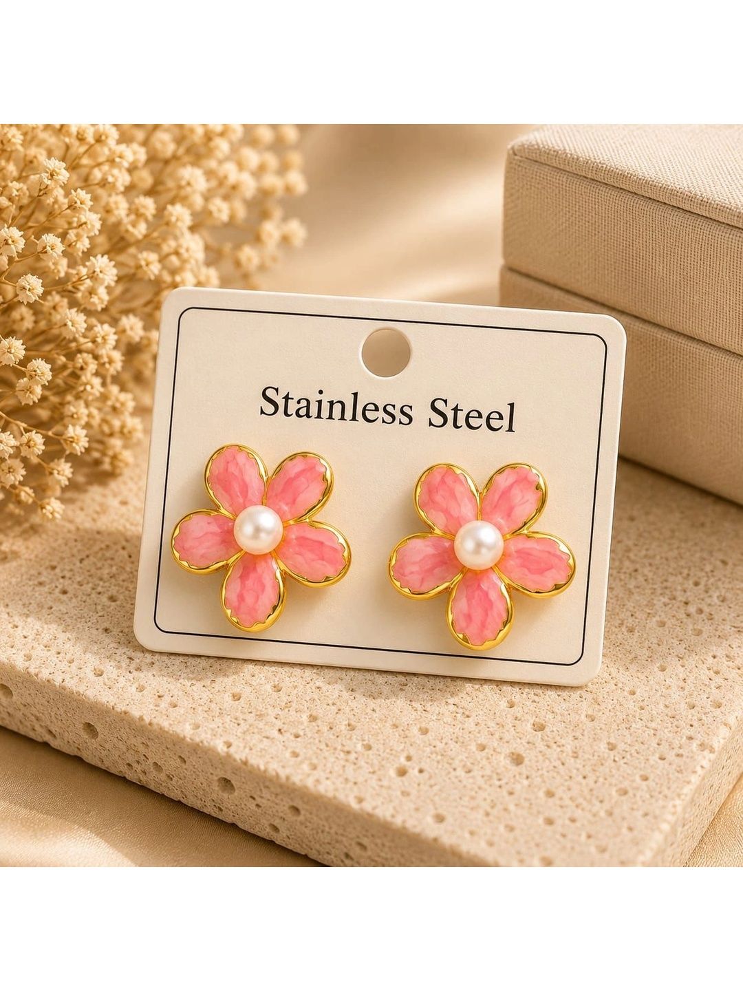 GARV GLEAM Floral Studs Earrings-picture-22