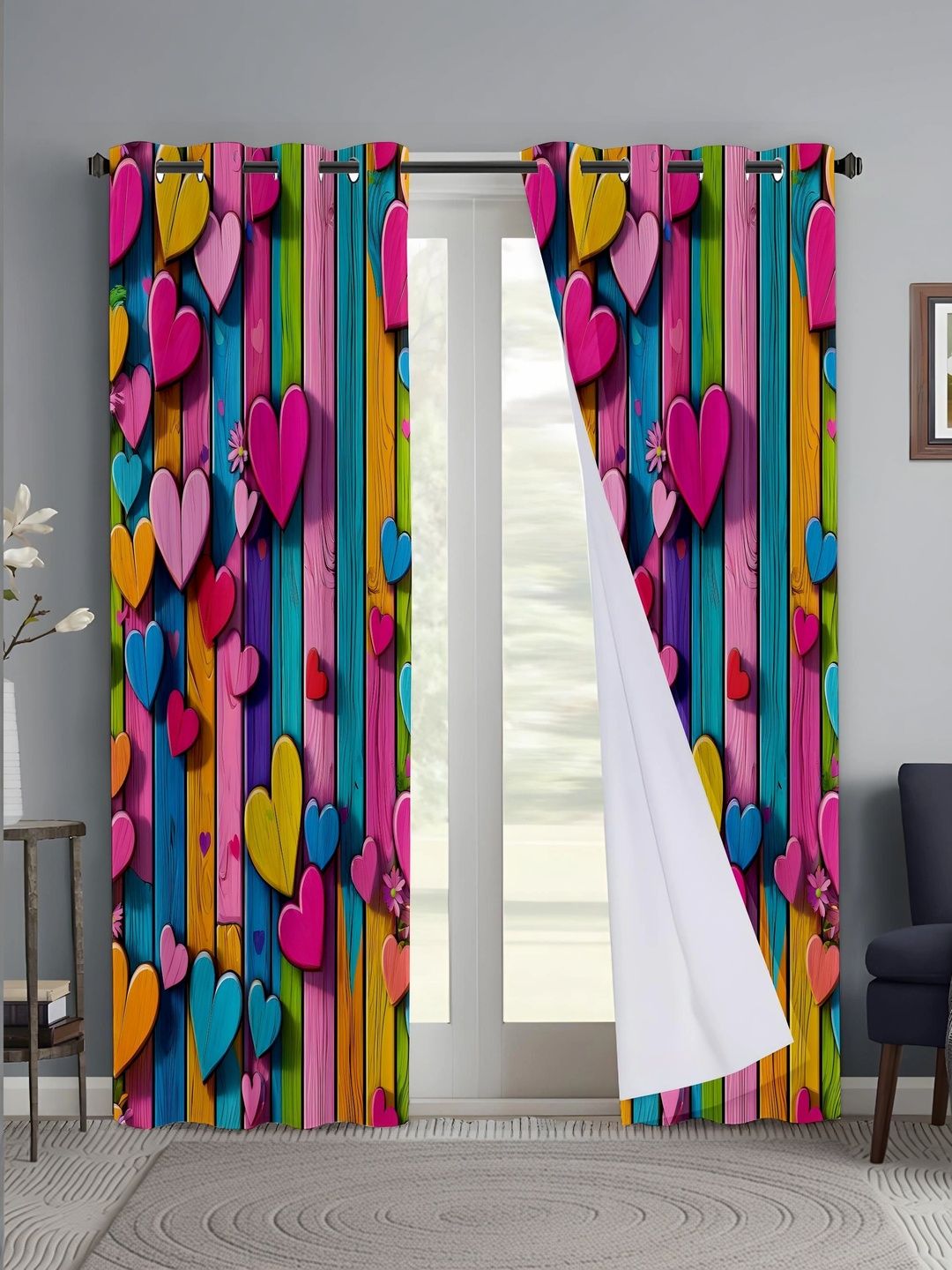 CURTAINRY Pink Door Curtain-picture-52