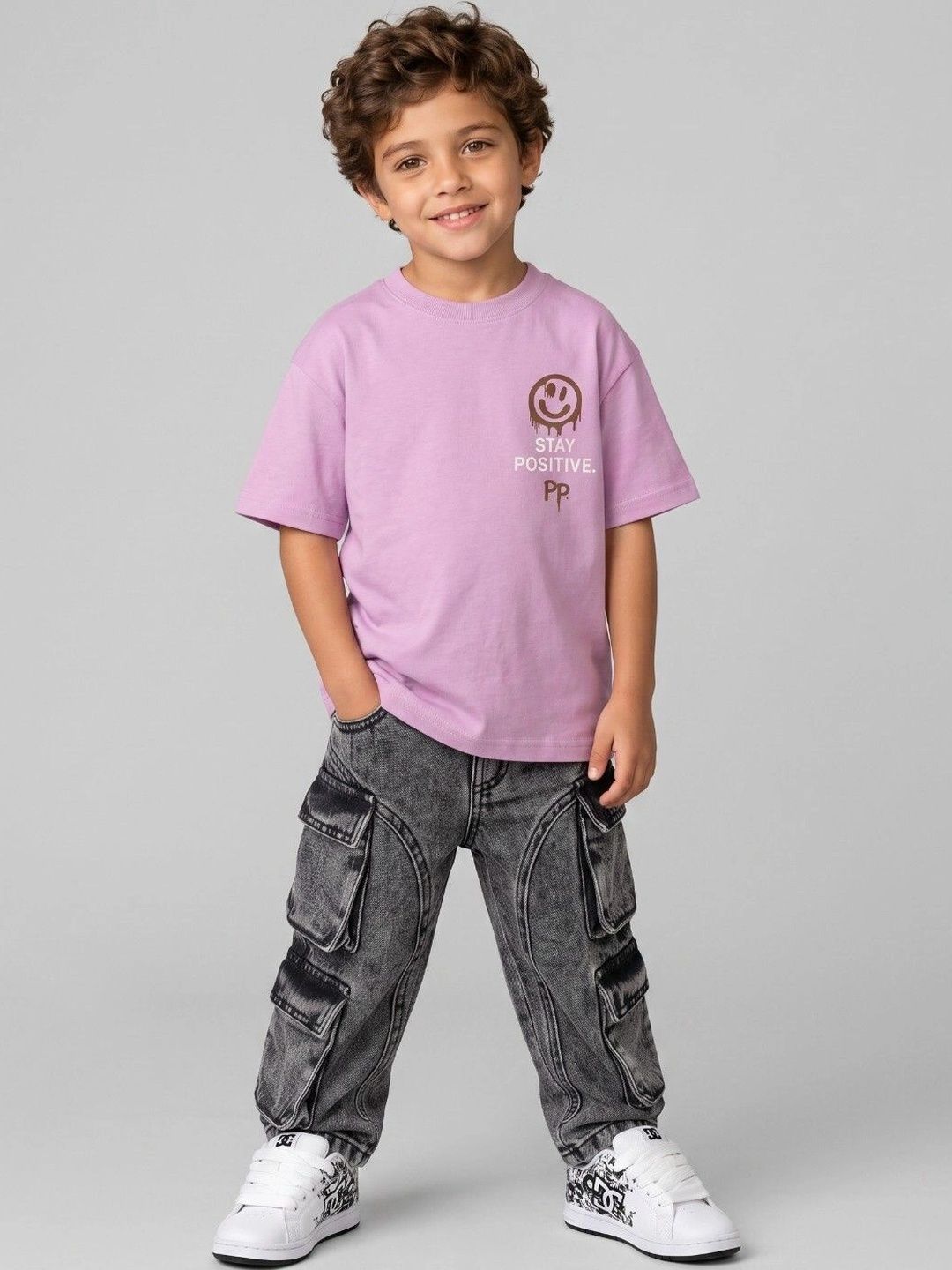 Pixel Punk Boys Printed T-shirt-picture-41