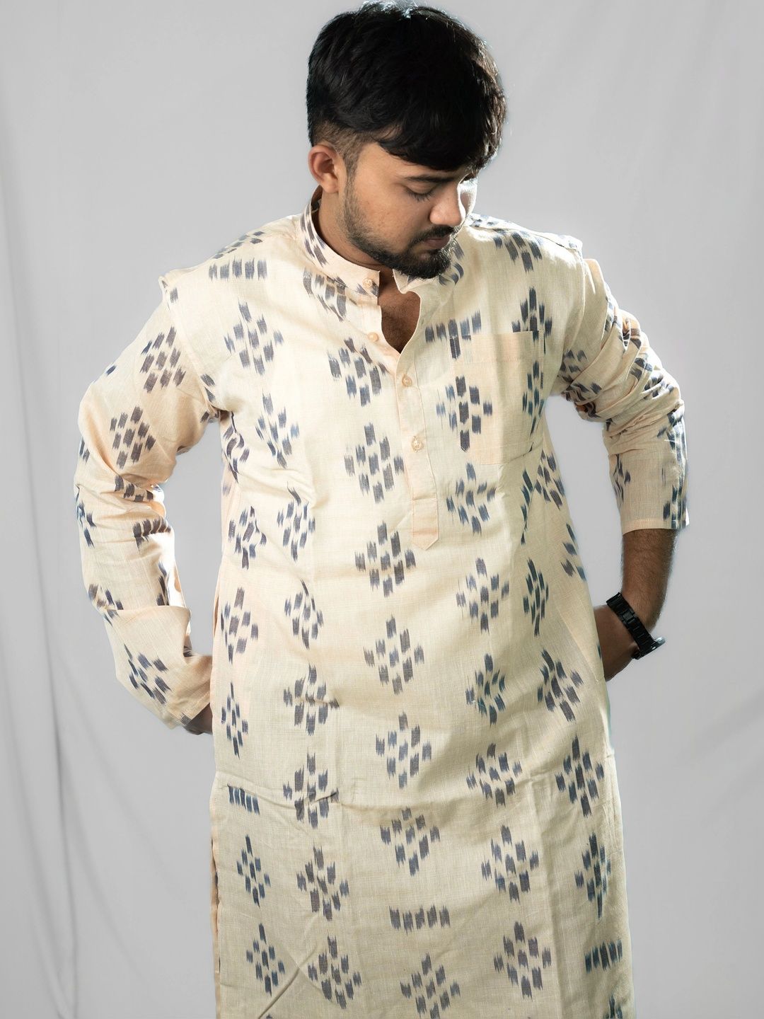 OdFab Men Handloom Kurta-picture-13