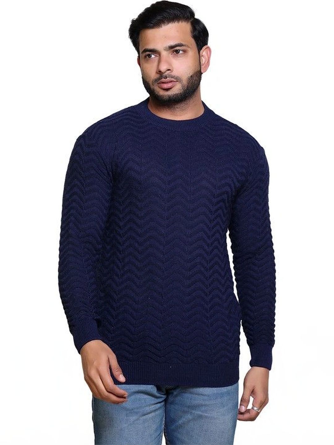 GRAND-LINE Men Cable Knit Pullover-picture-39