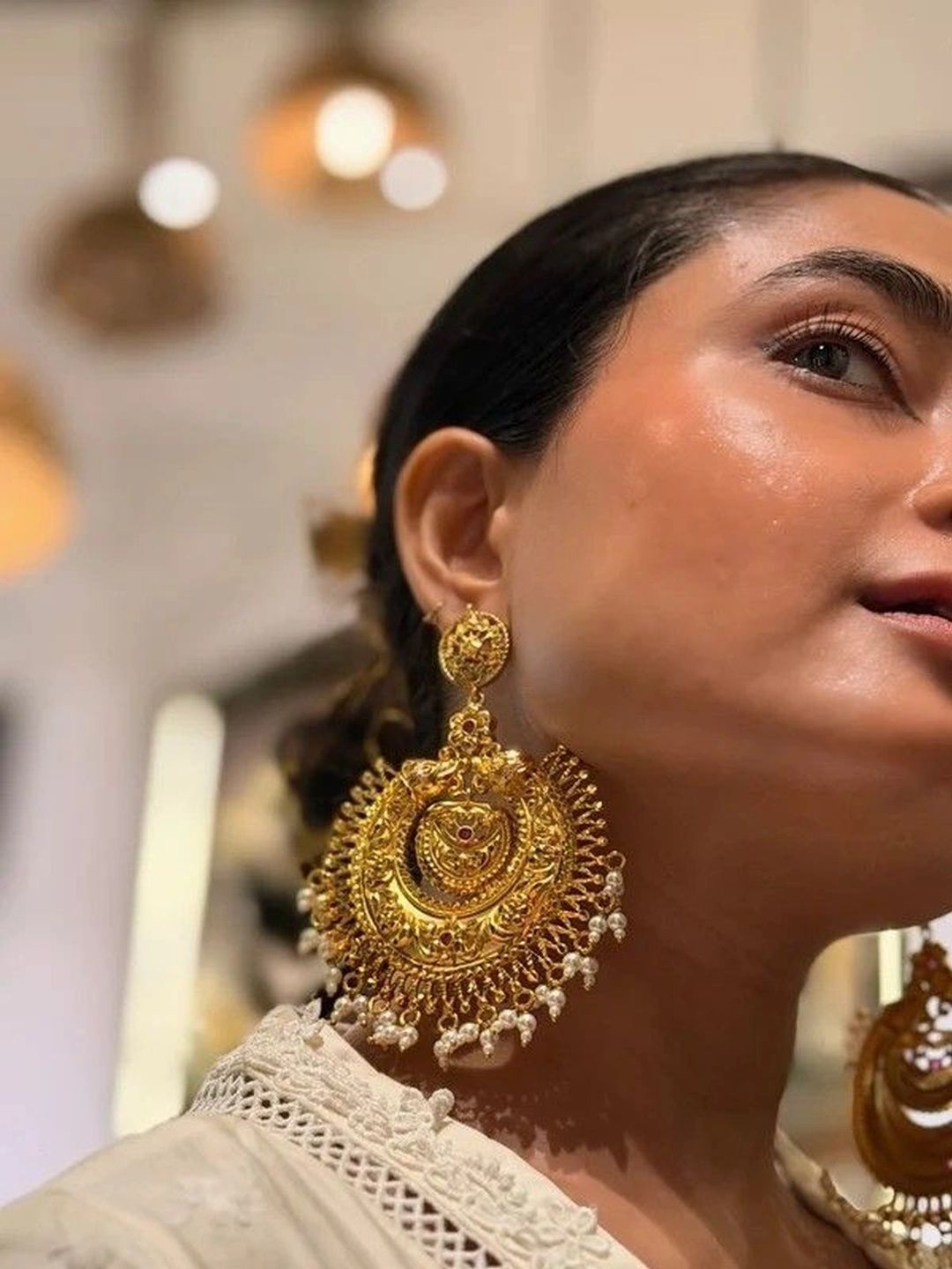 Illuminate Jewellery Circular Drop Earrings-picture-32