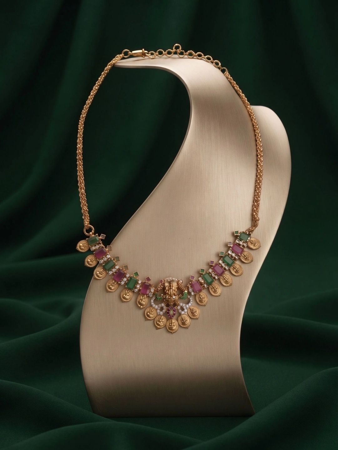 DURATI Gold-Plated Temple Necklace-picture-0