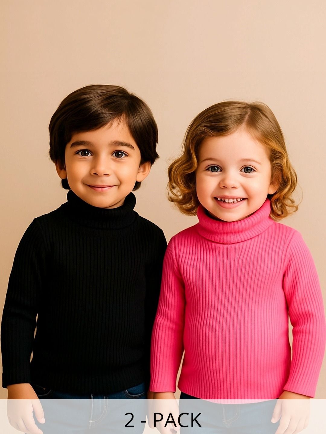 DESNUDA Unisex Kids Ribbed Woollen Pullover-picture-24