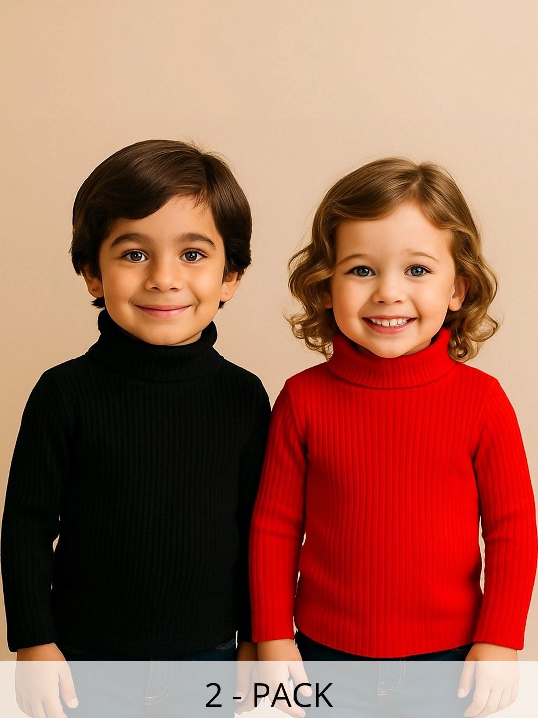 DESNUDA Unisex Kids Ribbed Woollen Pullover-picture-28