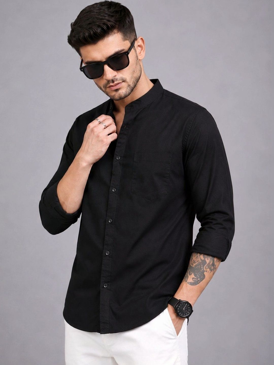 Roadster Men Casual Shirt-image-4