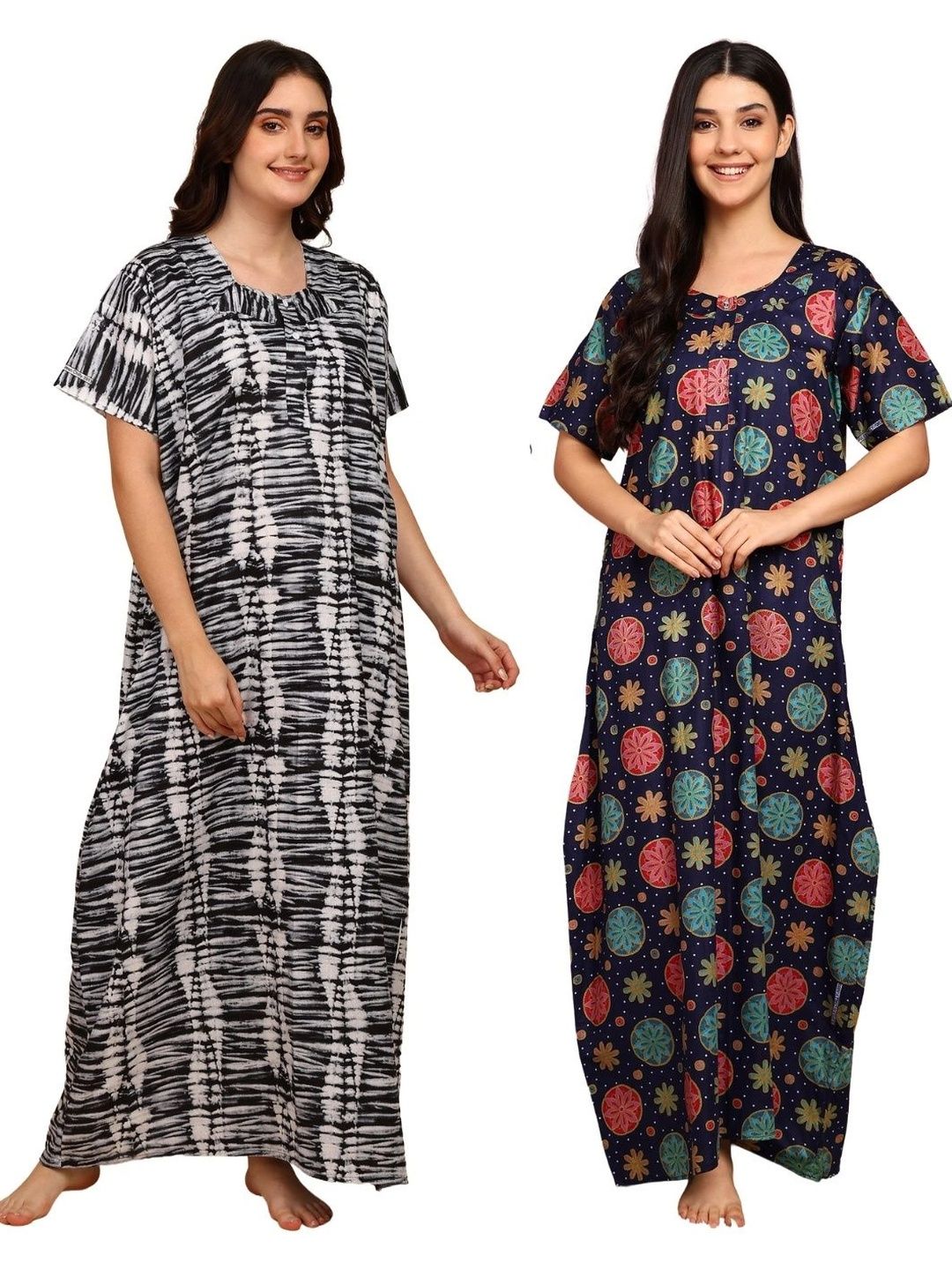 YUKATA Printed Maxi Nightdress-picture-15