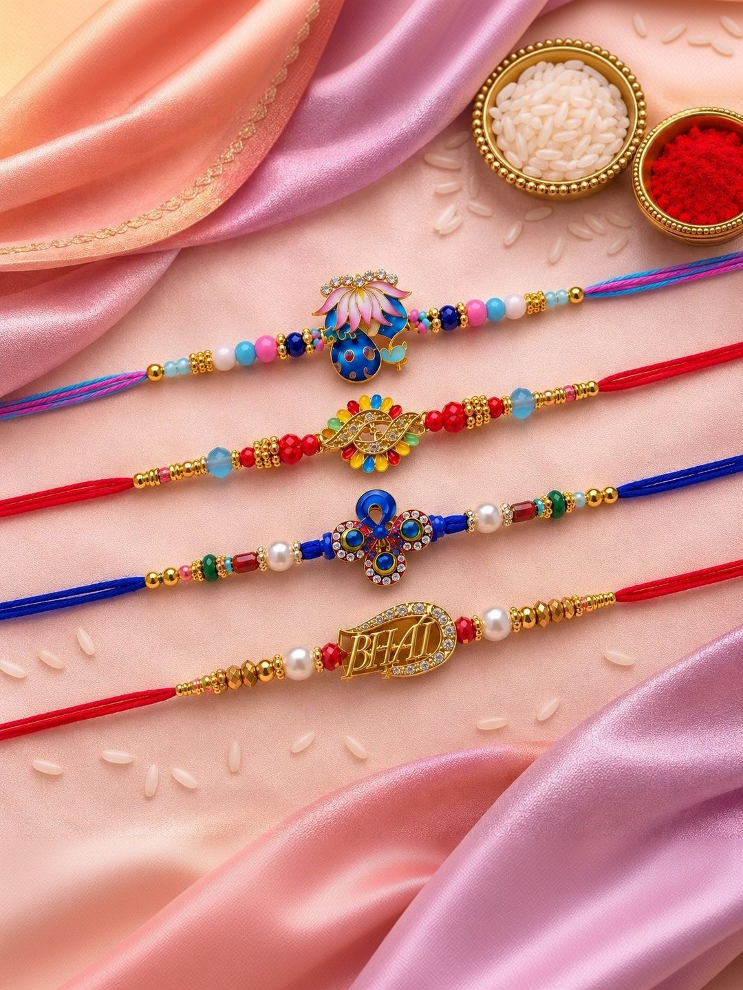 BANITHANI Thread Rakhi-picture-46