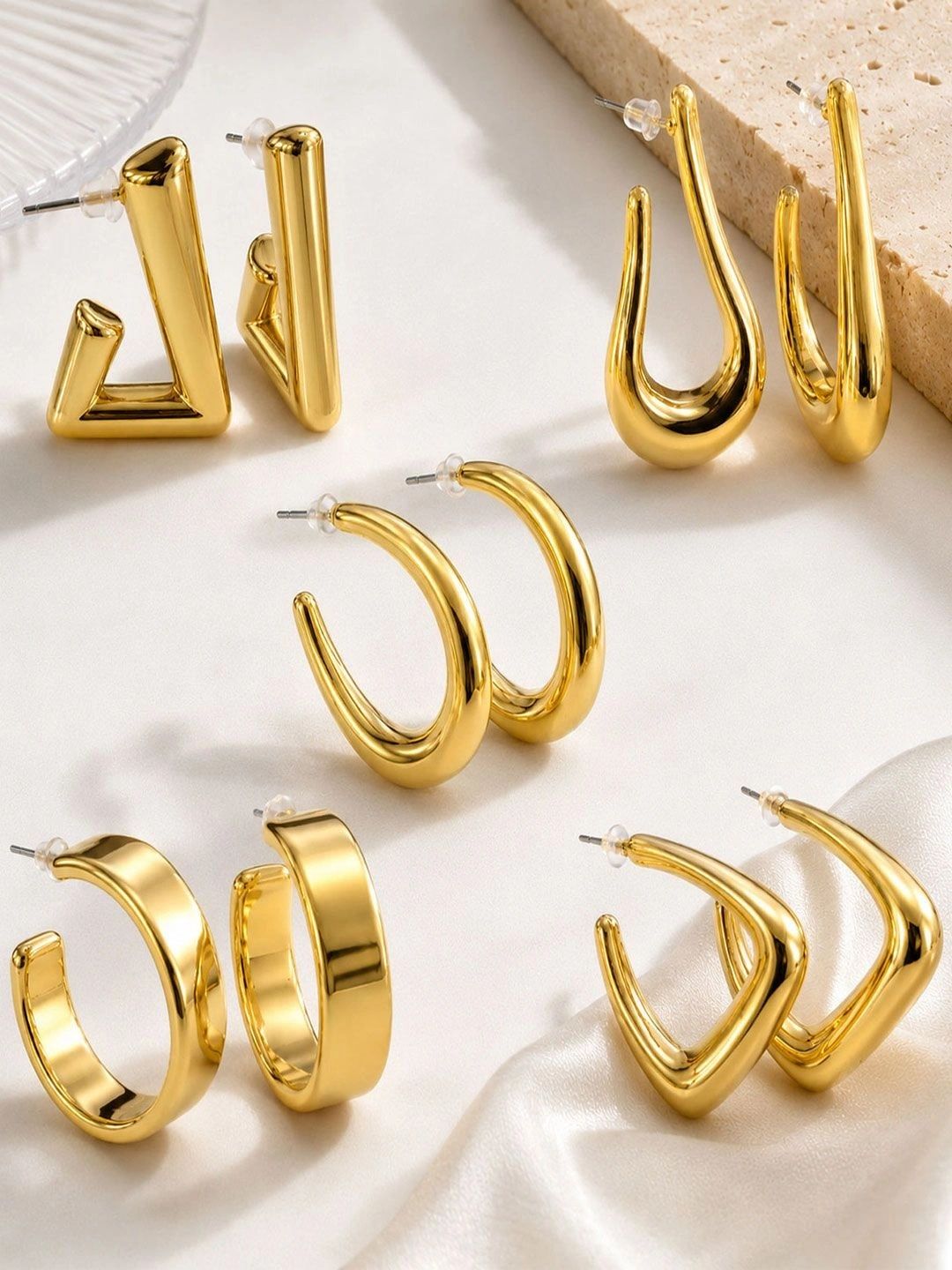 VAMA Geometric Hoop Earrings-picture-47