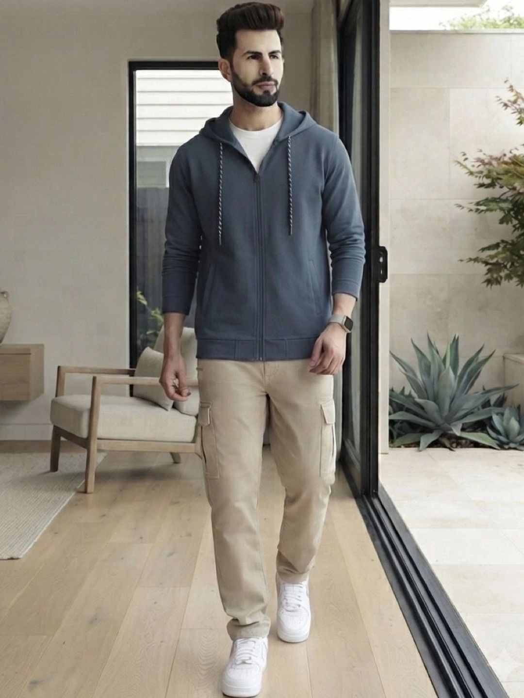 STEVE STATUS Men Hooded Sweatshirt-picture-19