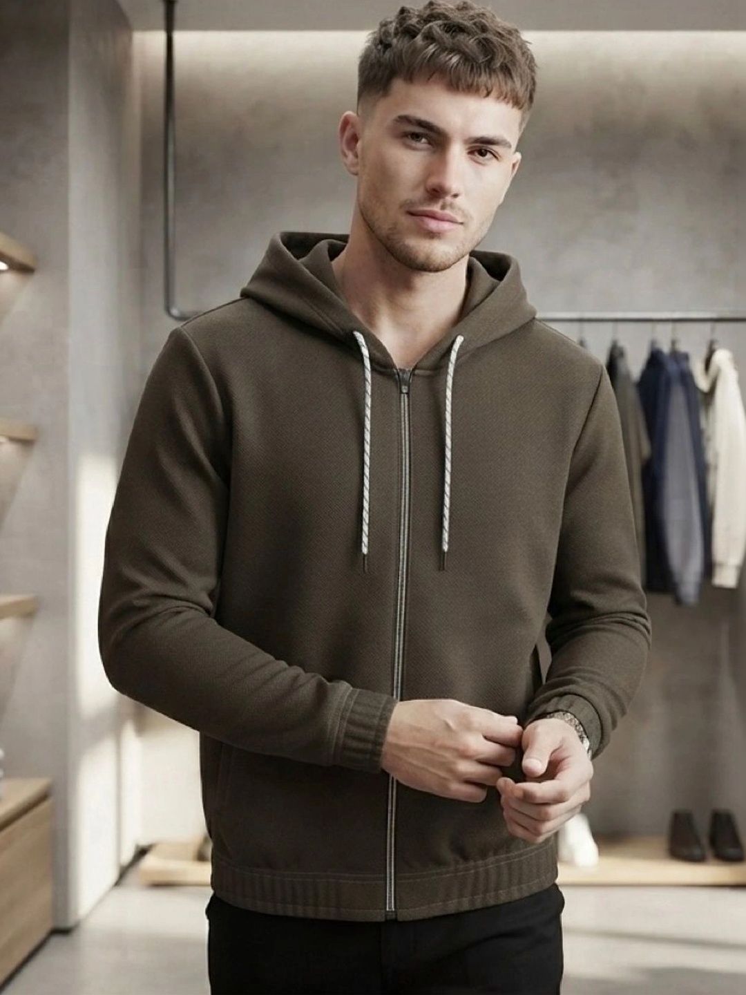 STEVE STATUS Men Hooded Sweatshirt-picture-34