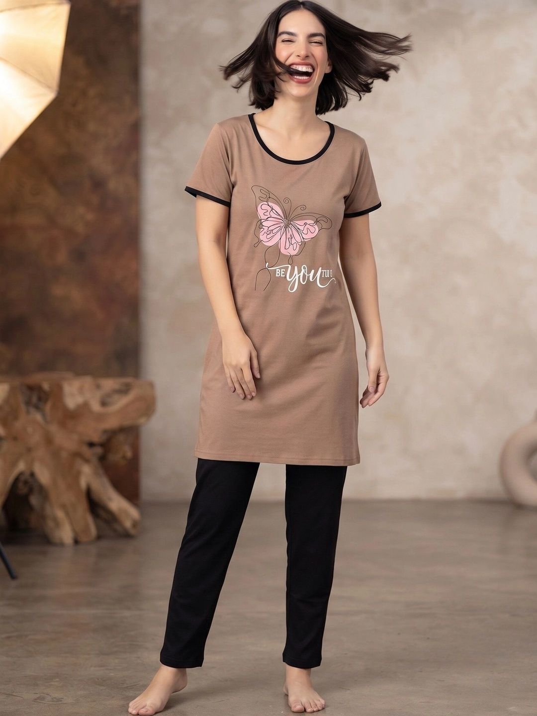Oscillate Women Printed Night suit-picture-5