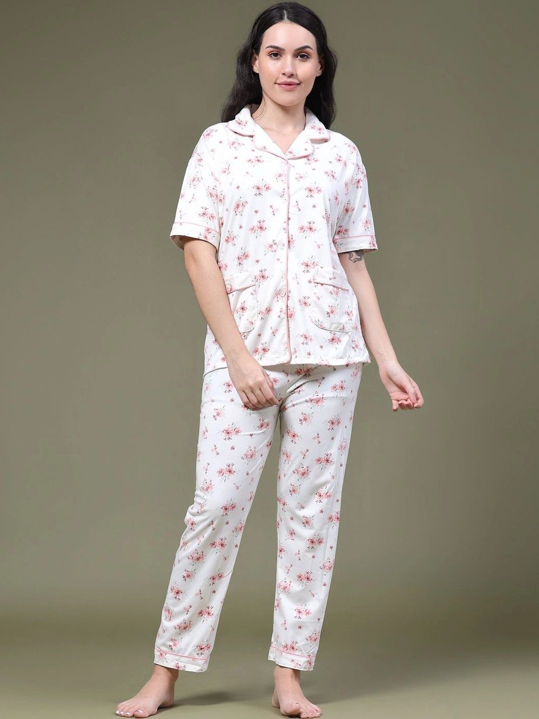 V-Mart Women Printed Night suit-picture-21
