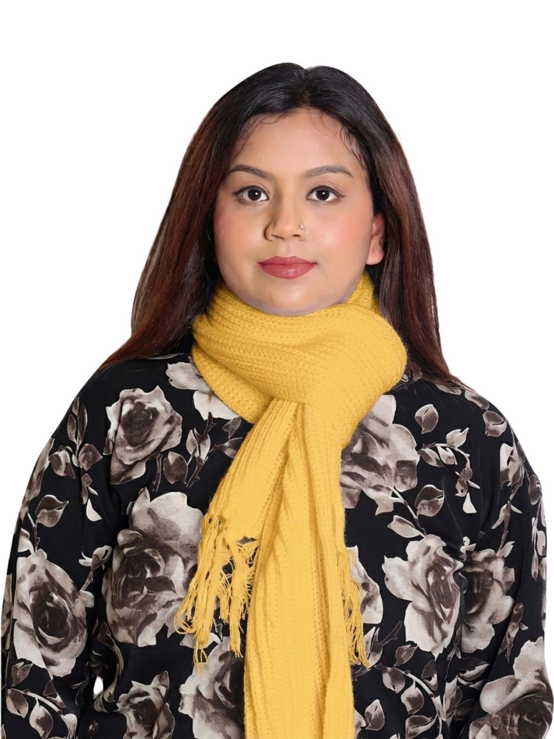 BEAUTIKA Women Ribbed Merino Wool Mufflers-picture-29