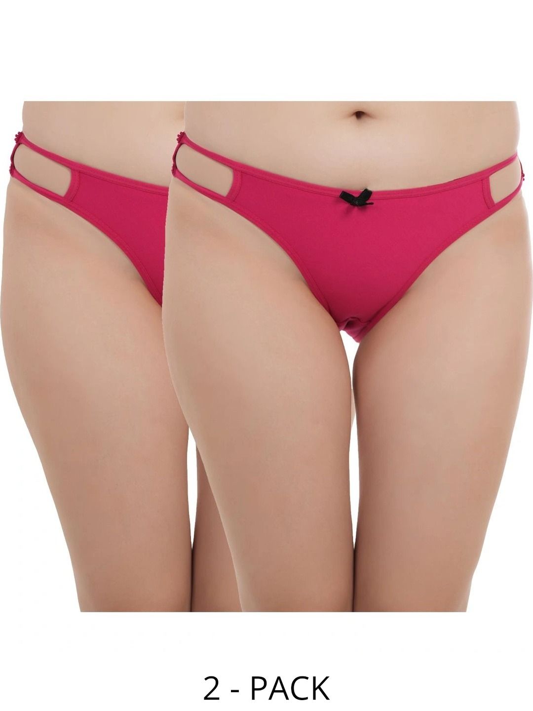 RESIZE Women Pack of 2 Assorted Cotton Blend Bikini-image-37