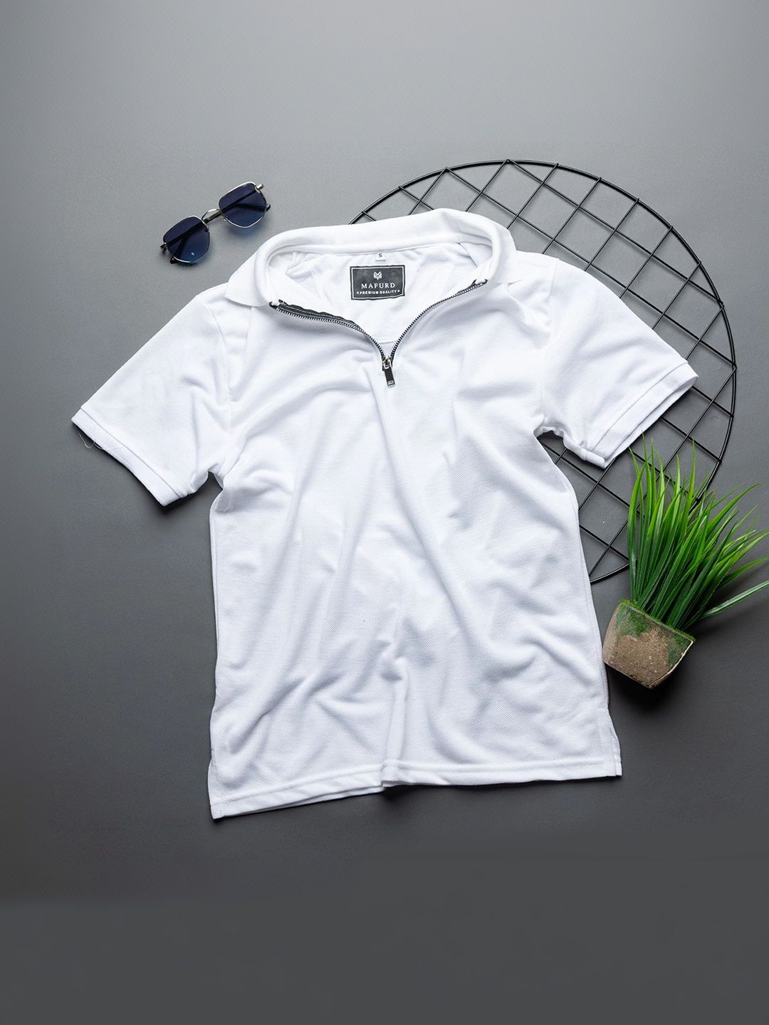 MAFURD Men Polo Collar T-shirt-image-38