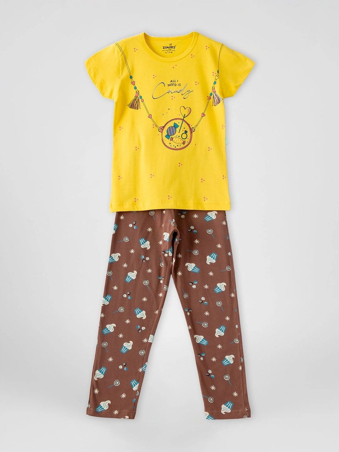 ZUNIORS SSC Girls Printed Night suit-picture-21