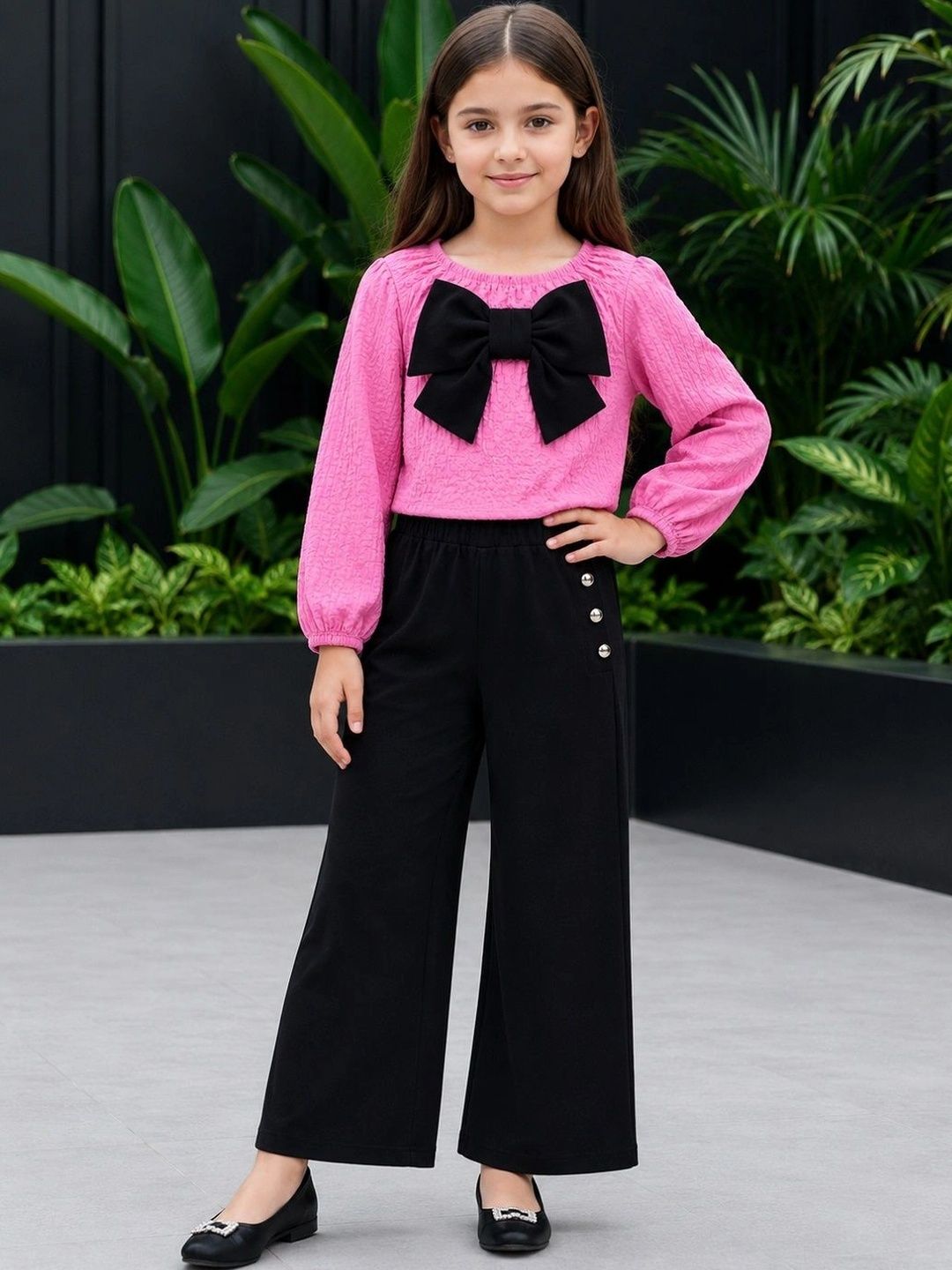 YK Girls Top with Trousers-image-48