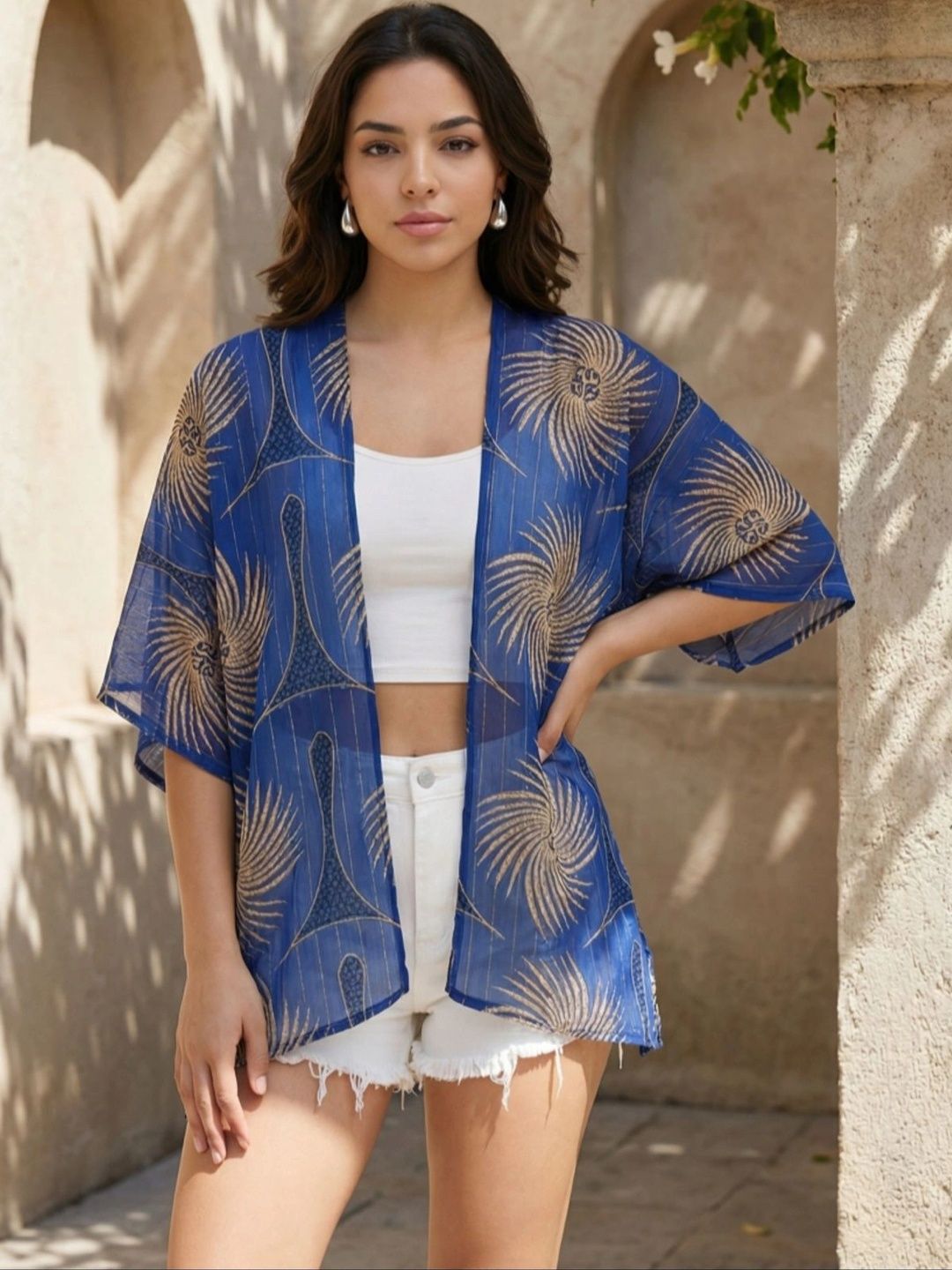 SZN Women Printed Shrug-picture-42