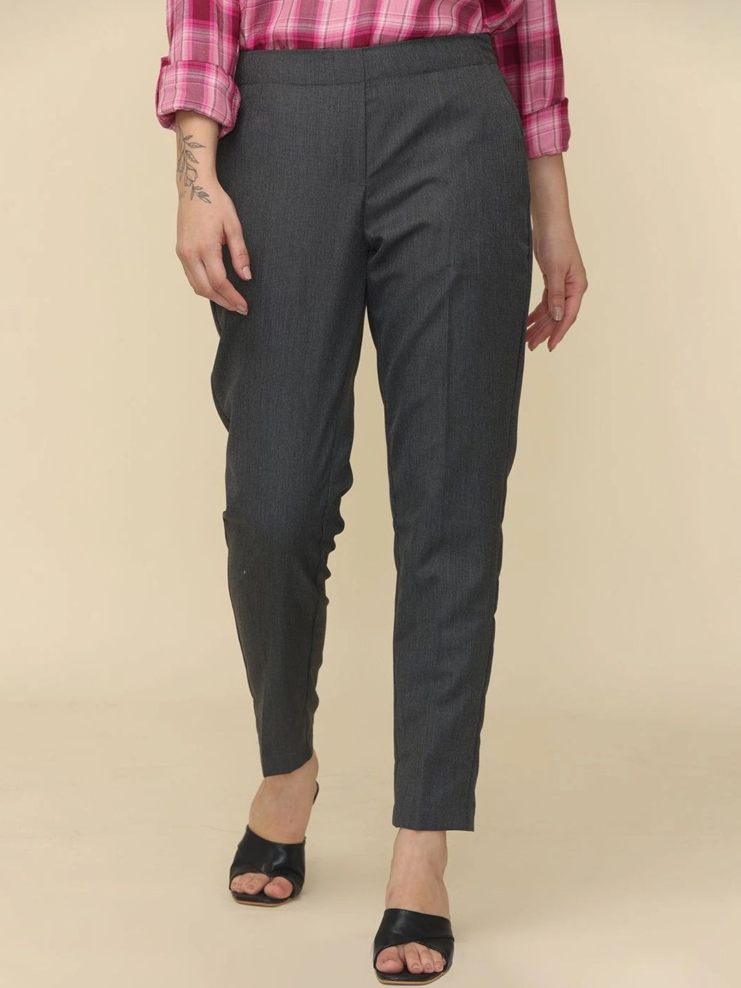 WEARHOUSE Women Relaxed High-Rise Trousers-picture-21