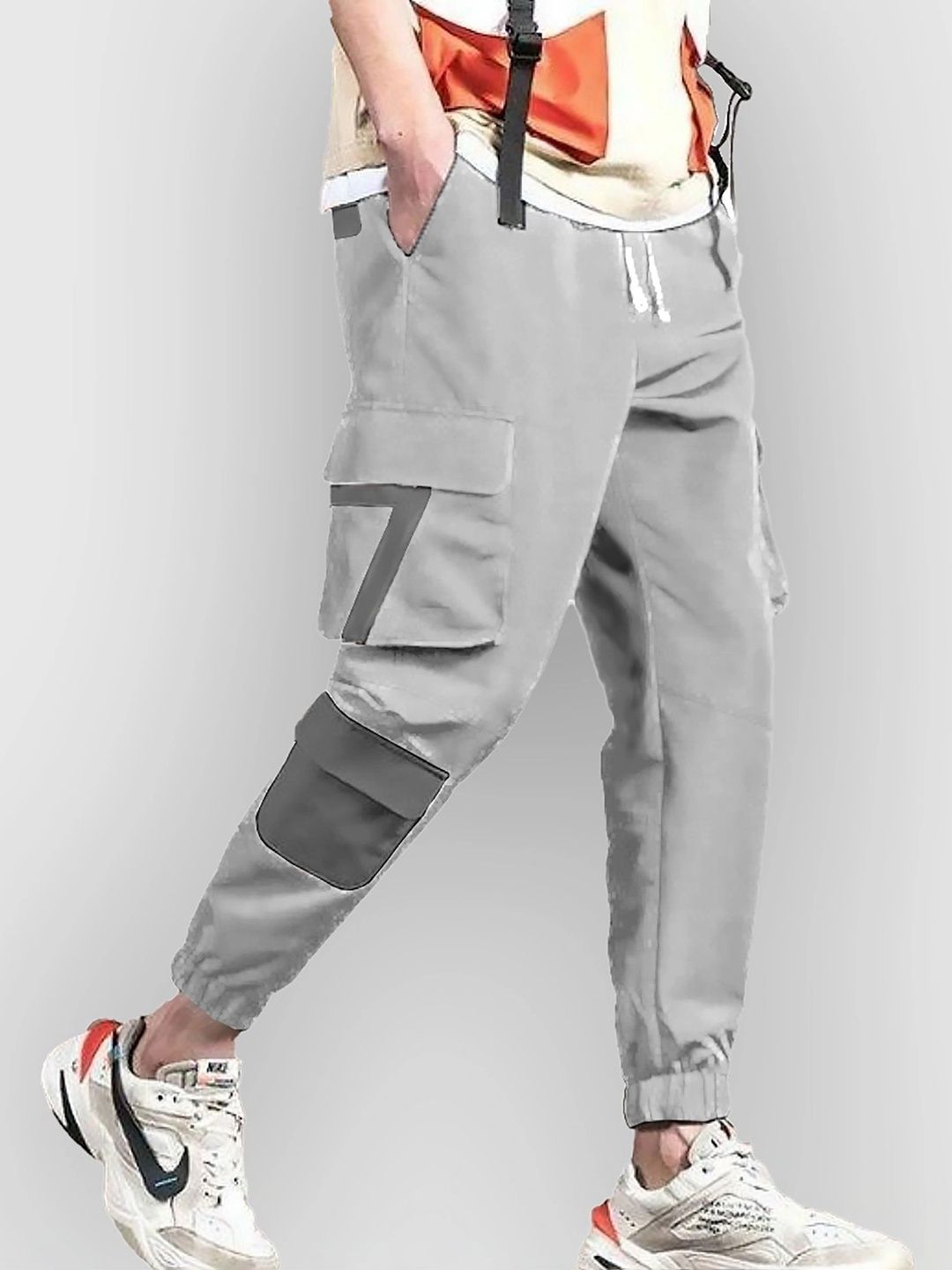 Joggers Park Men Regular Fit Dry Fit Cargos-picture-32