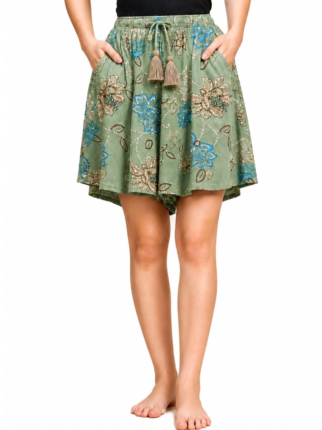 BStories Women Printed Lounge Shorts-image-46