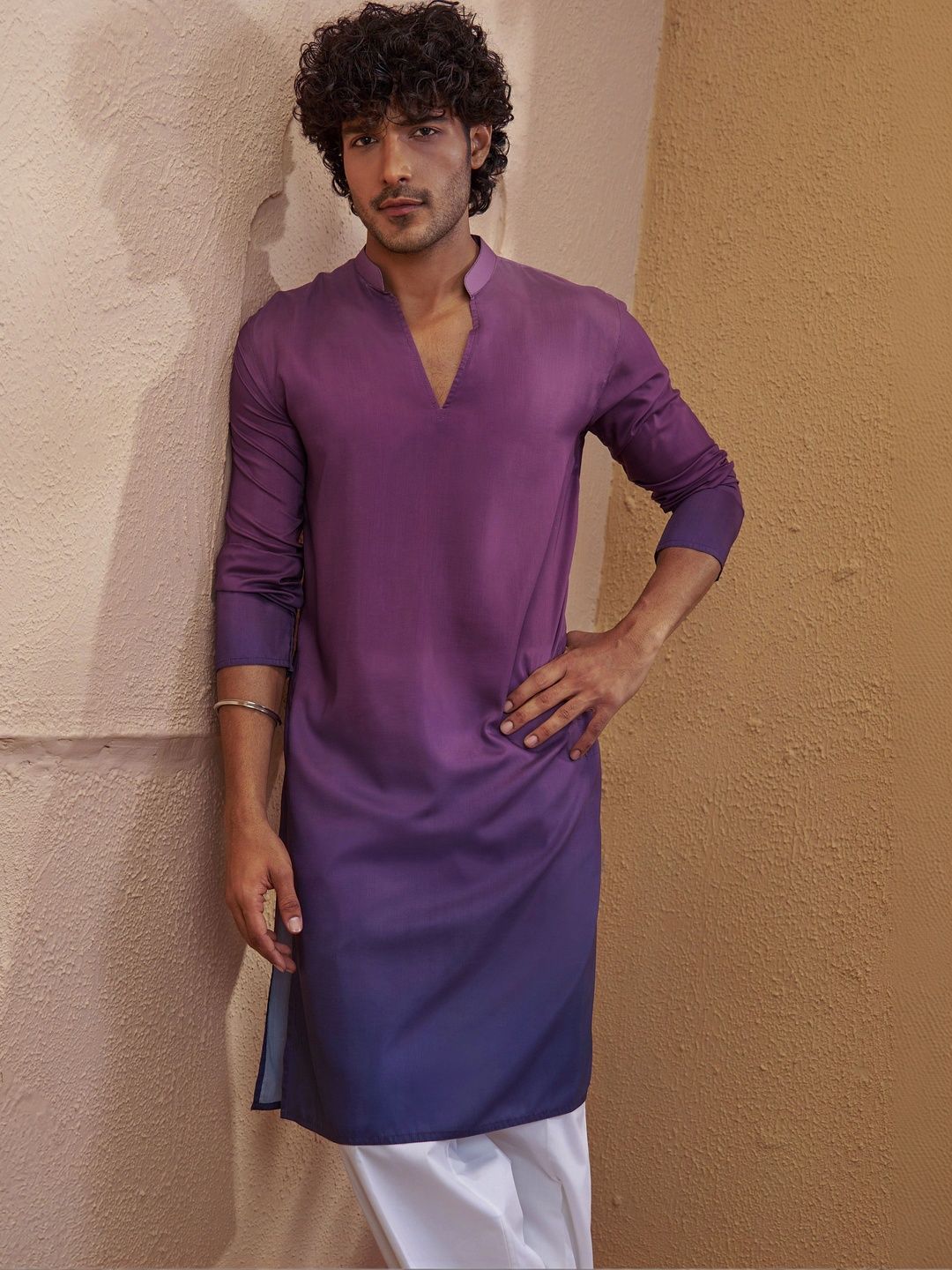 VASTRAMAY Men Dyed Kurta-picture-56