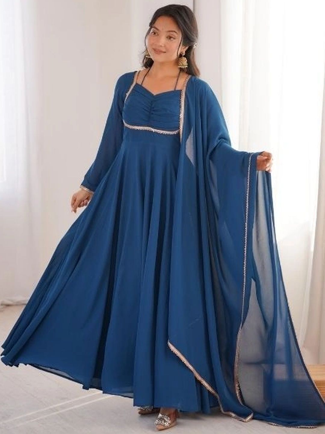 all about you Georgette A-Line Maxi Dress-picture-23