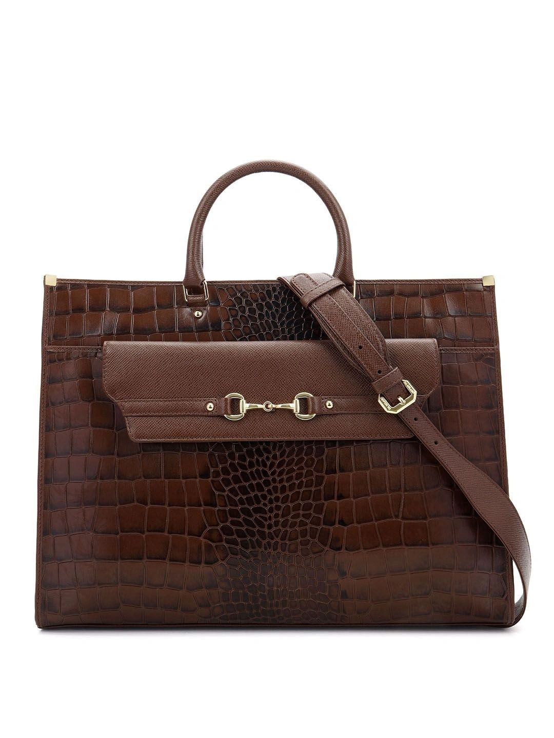 Da Milano Textured Leather Oversized Sling Bag-picture-13