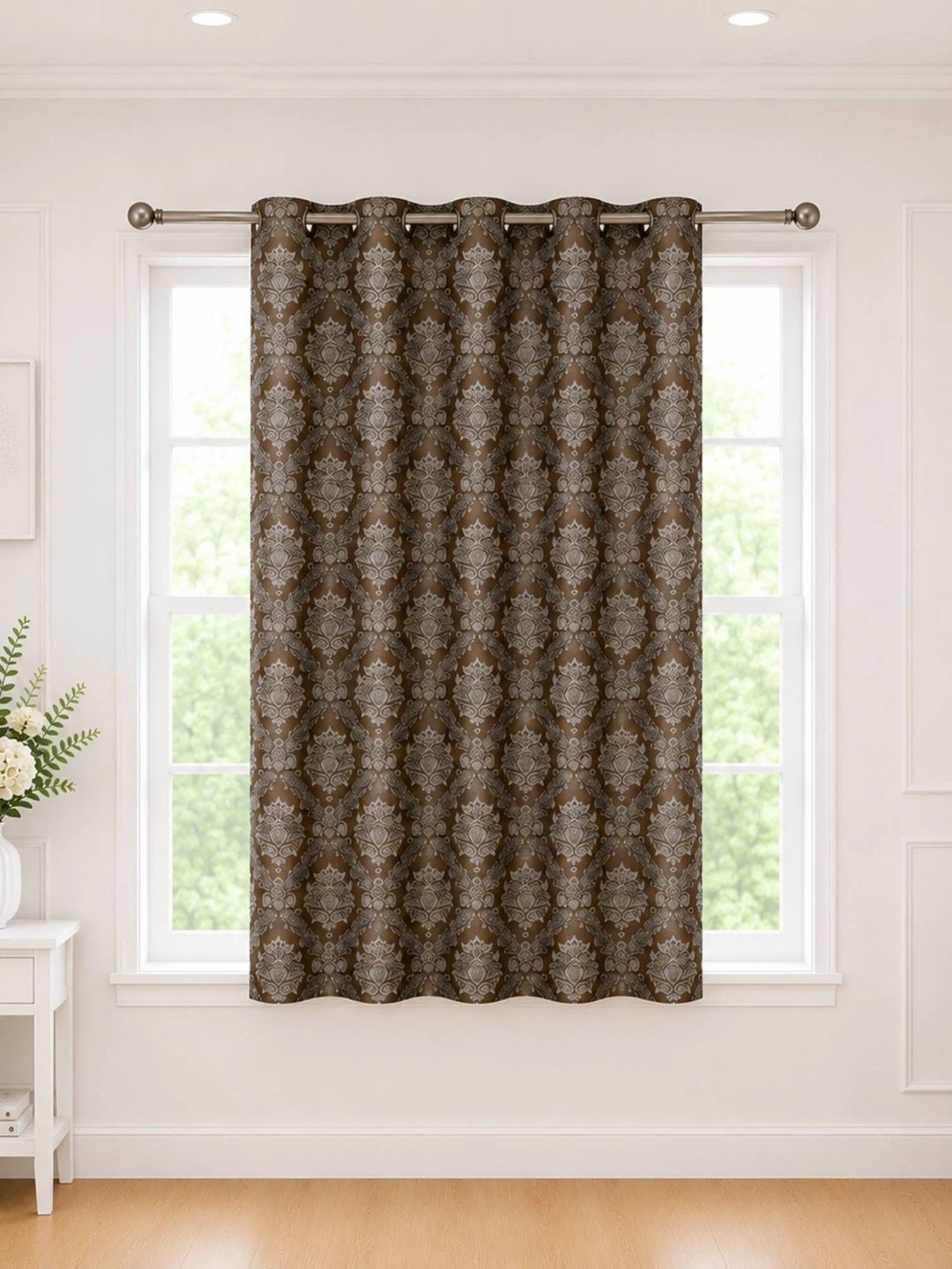 Homeful Style Brown Window Curtain-picture-42