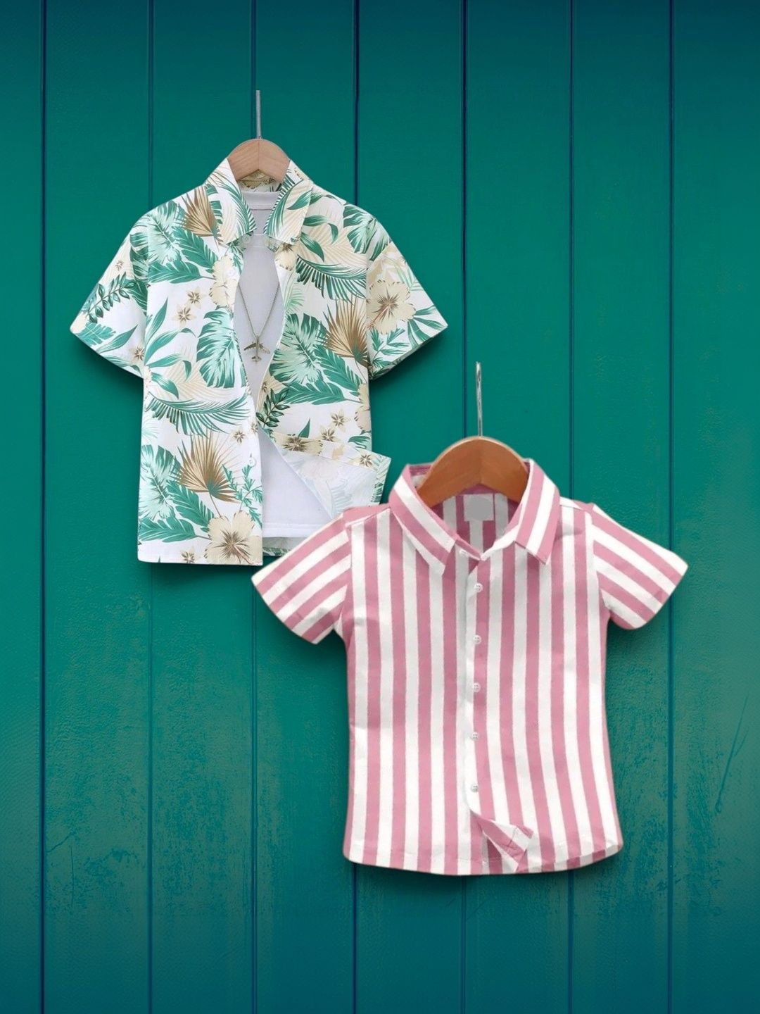 DUTT CREATION Boys Straight Floral Printed Casual Shirt-image-47