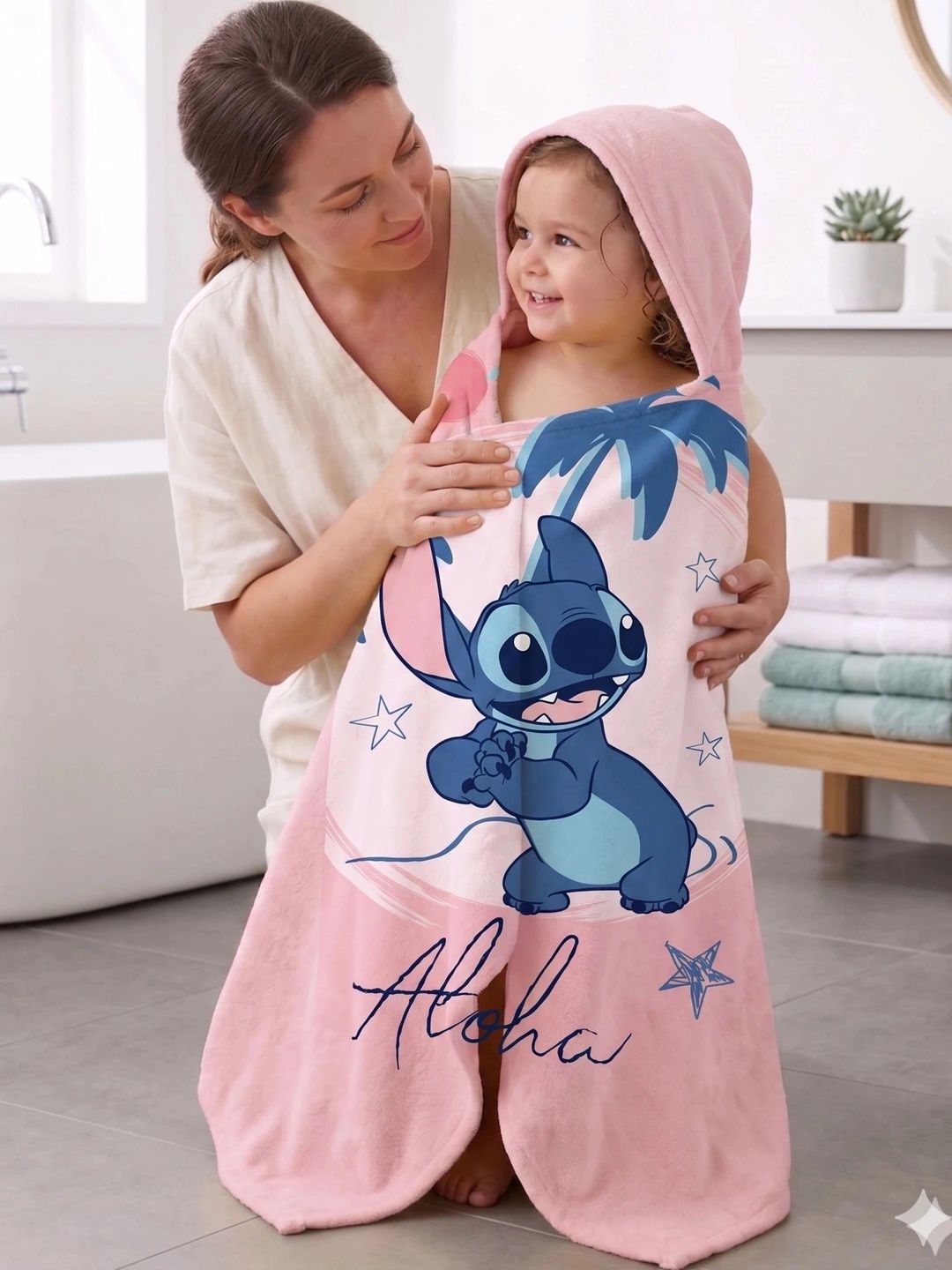 Weftora Pink 1 Printed Cotton 380 GSM Bath Towel-picture-14