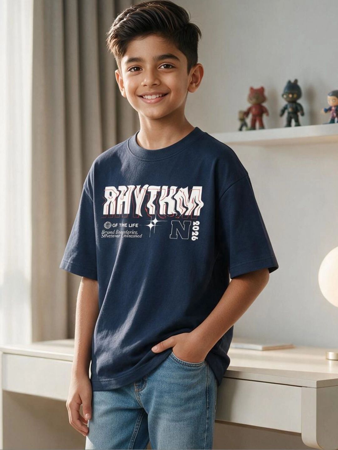TeeSlix Kids Typography Printed T-shirt-picture-12