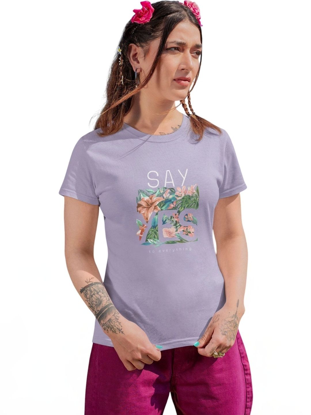 Elegantcrafts Tropical Print Tropical Cotton Top-picture-49