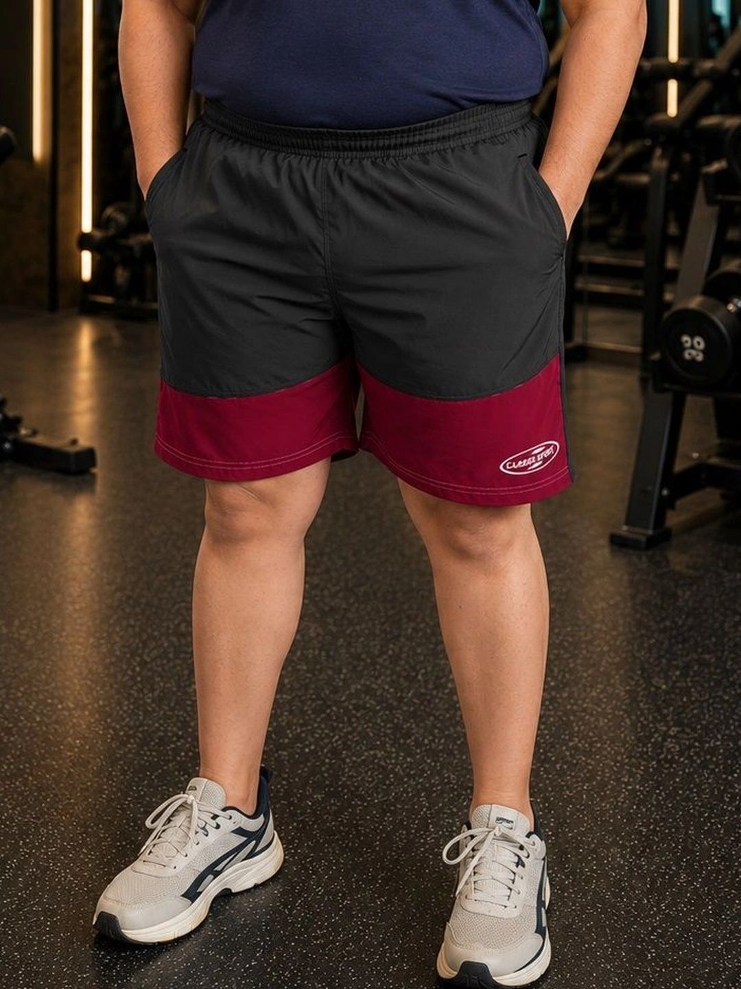 ADAAISTIC Men Colourblocked High-Rise Training or Gym Sports Shorts with Technology-picture-11