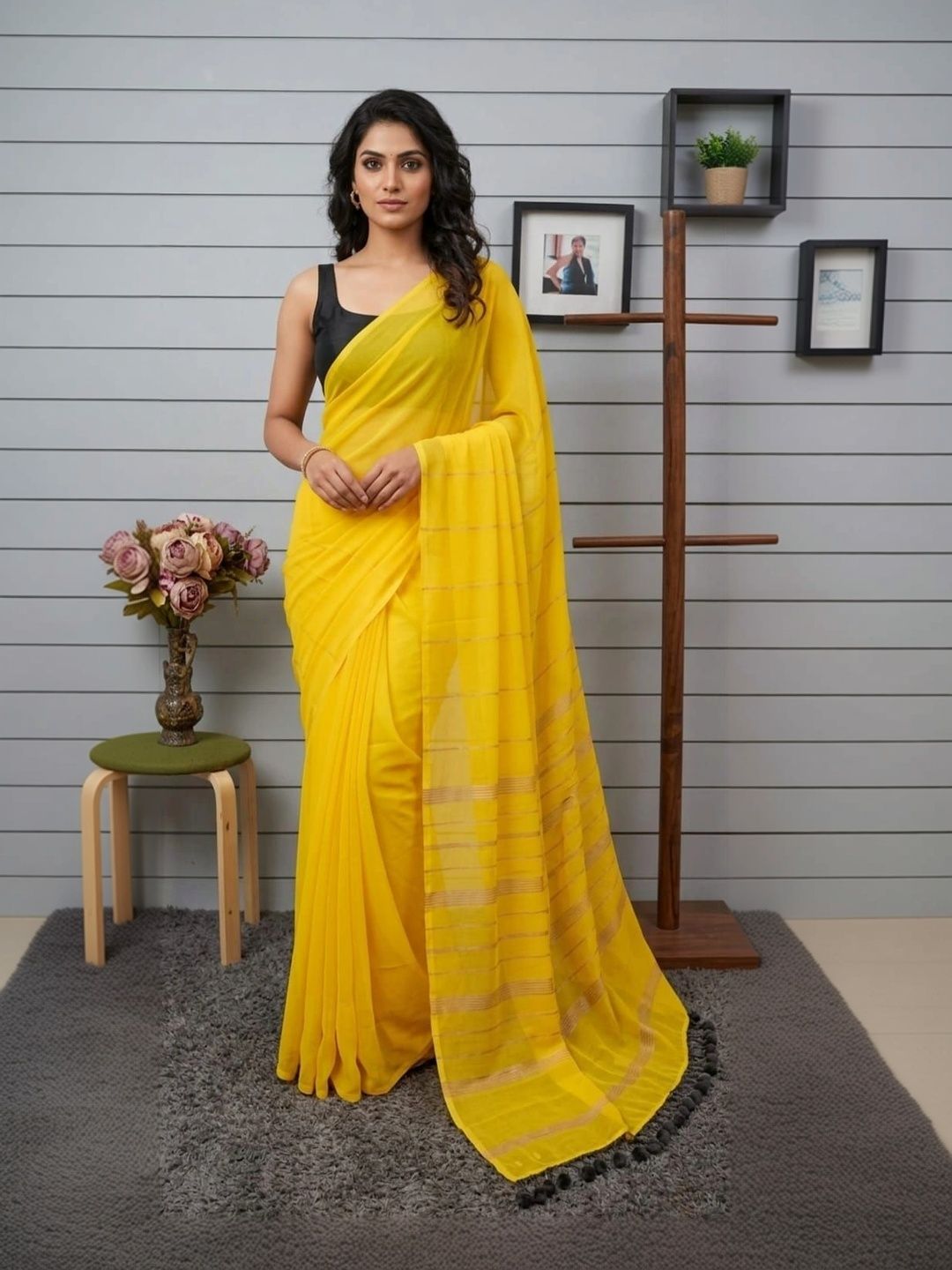 KALINI Striped Pure Cotton Khadi Saree-picture-26