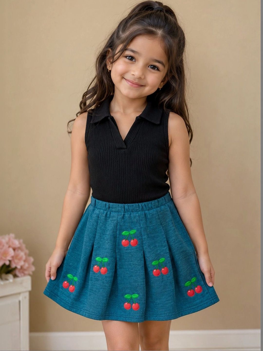 RAMIAAZ Girls Top with Skirt-picture-10