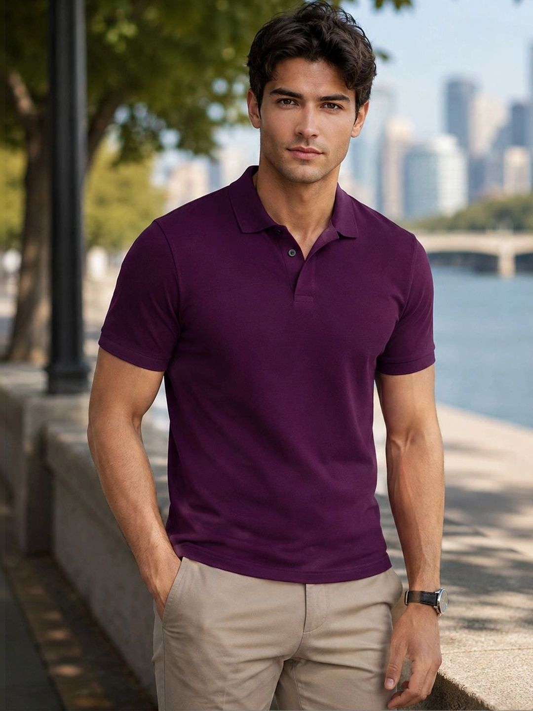 FBAR Men Polo Collar T-shirt-image-37