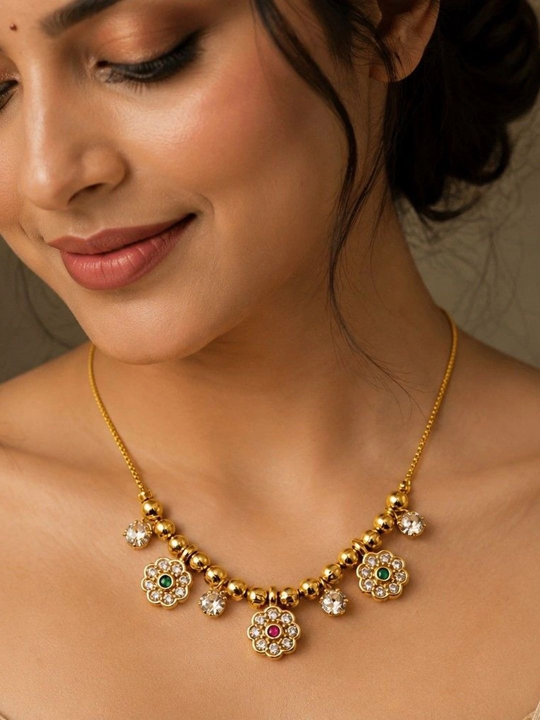 SHINEORA Copper Gold-Plated Necklace-image-20