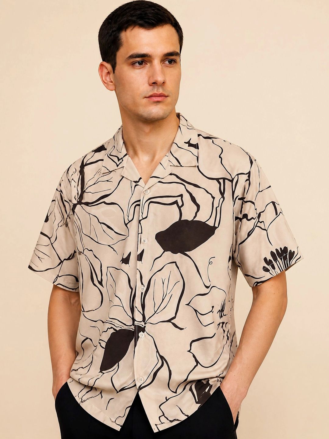 R.Code by The Roadster Life Co. Men Floral Printed Casual Shirt-picture-21