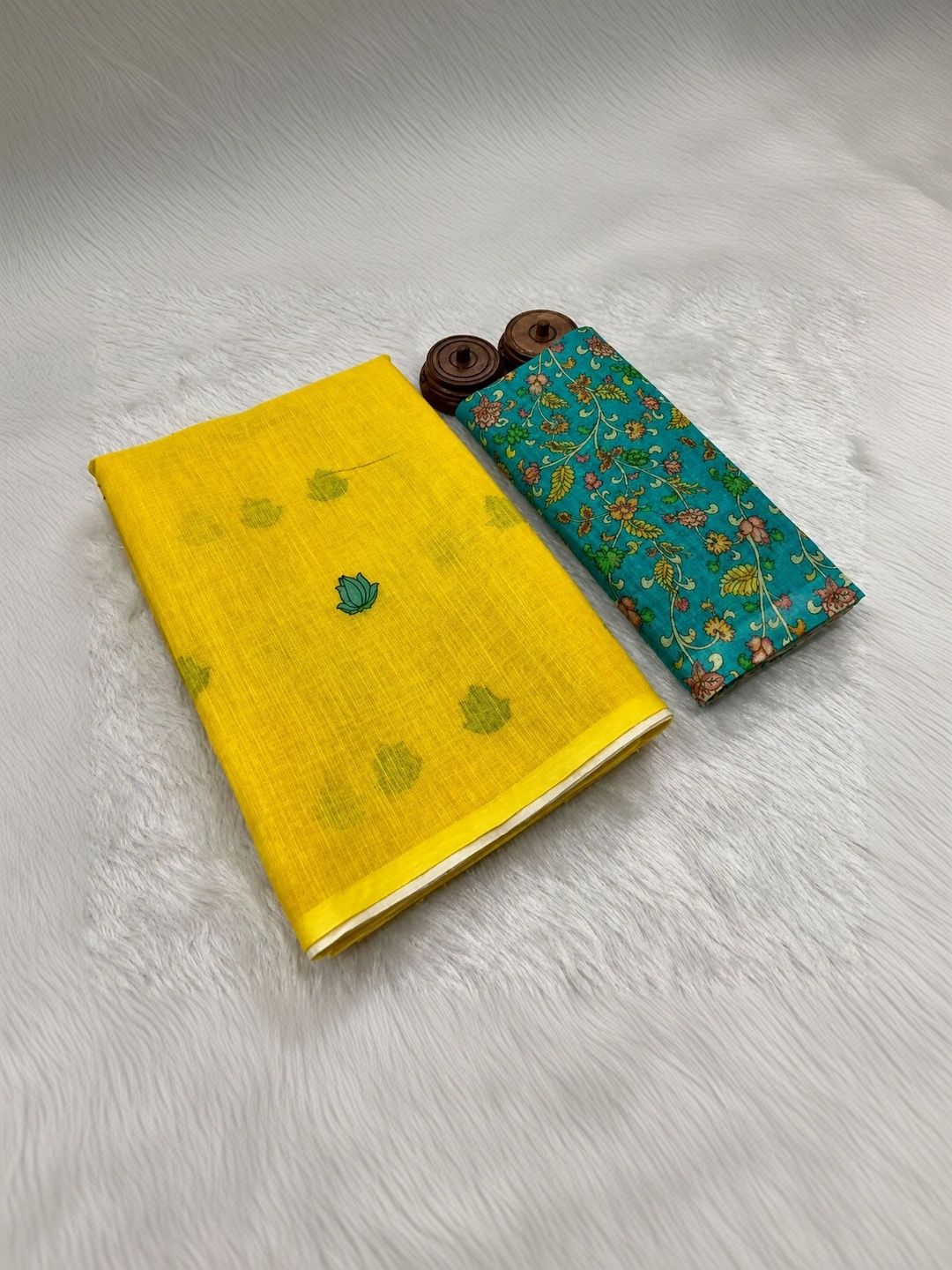 Sakifashion Ethnic Motifs Embroidered Pure Cotton Banarasi Saree-picture-22