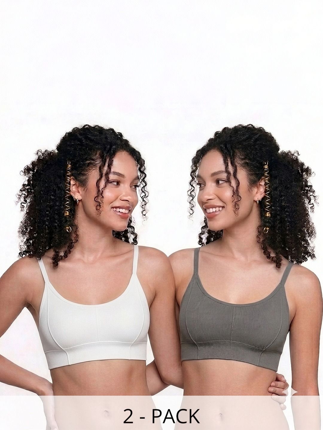 Hangeron Bralette Bra Full Coverage Underwired Lightly Padded-image-9