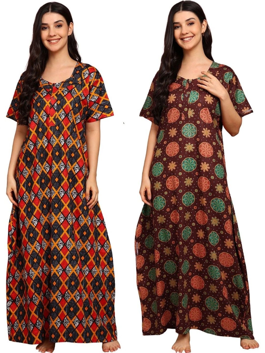 YUKATA Printed Maxi Nightdress-picture-38