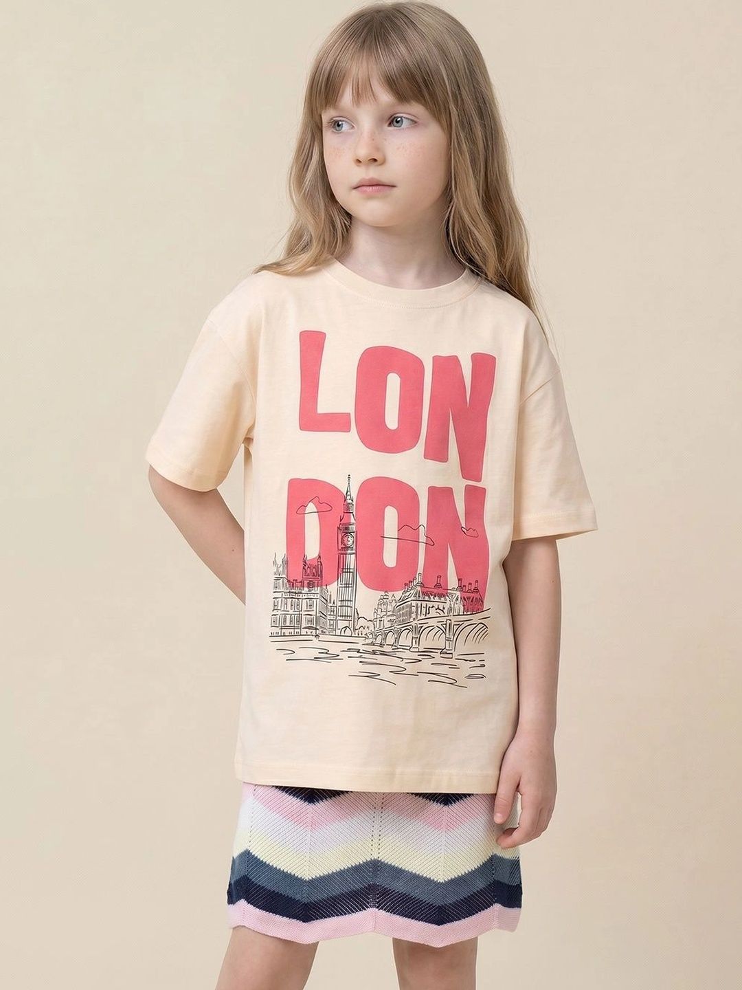 Vero Moda Girls Typography Printed T-shirt-picture-32