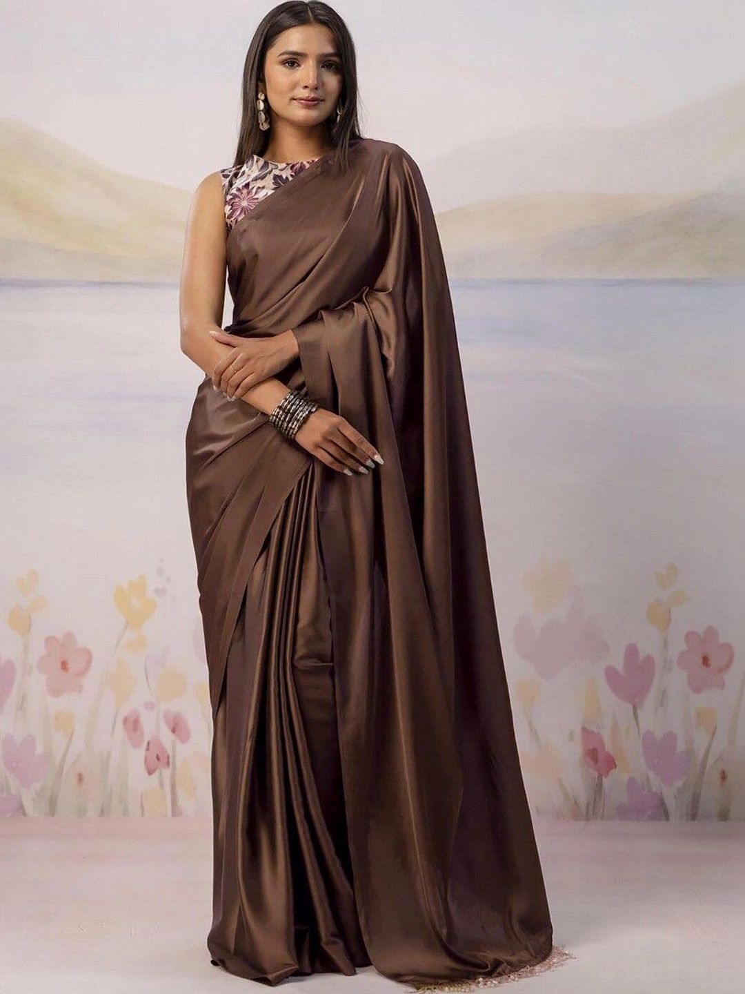 SAARA Satin Saree-image-14