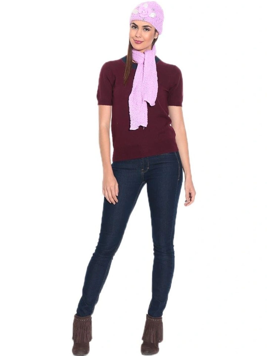Bizarro.in Women Embroidered Beanie-image-22