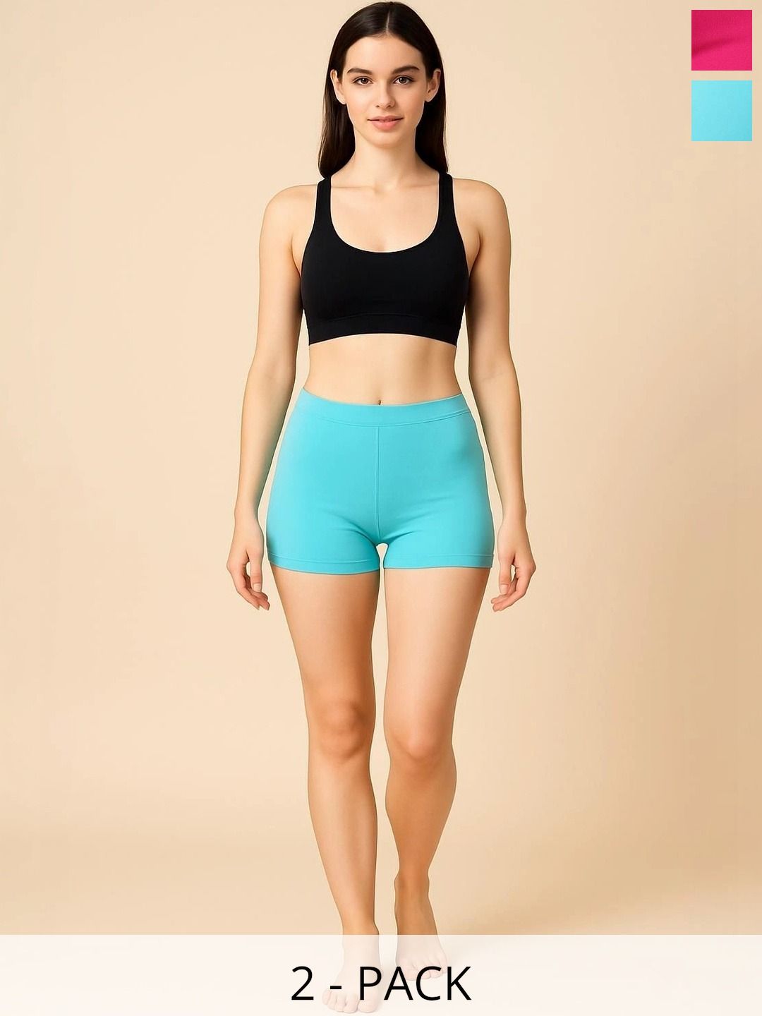 Fashioneda Women Pack of 2 Boy Shorts-picture-53
