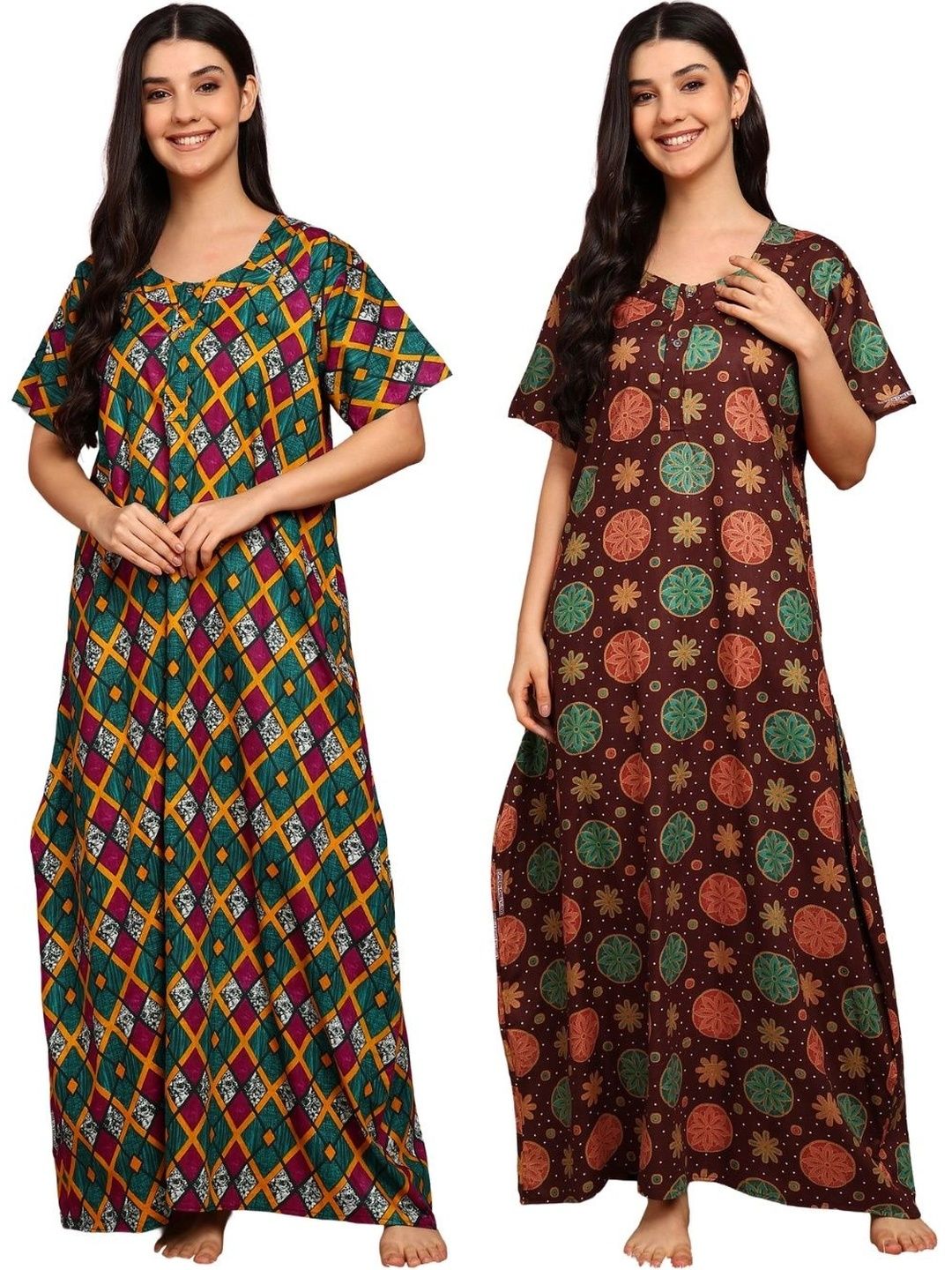 YUKATA Printed Maxi Nightdress-picture-32